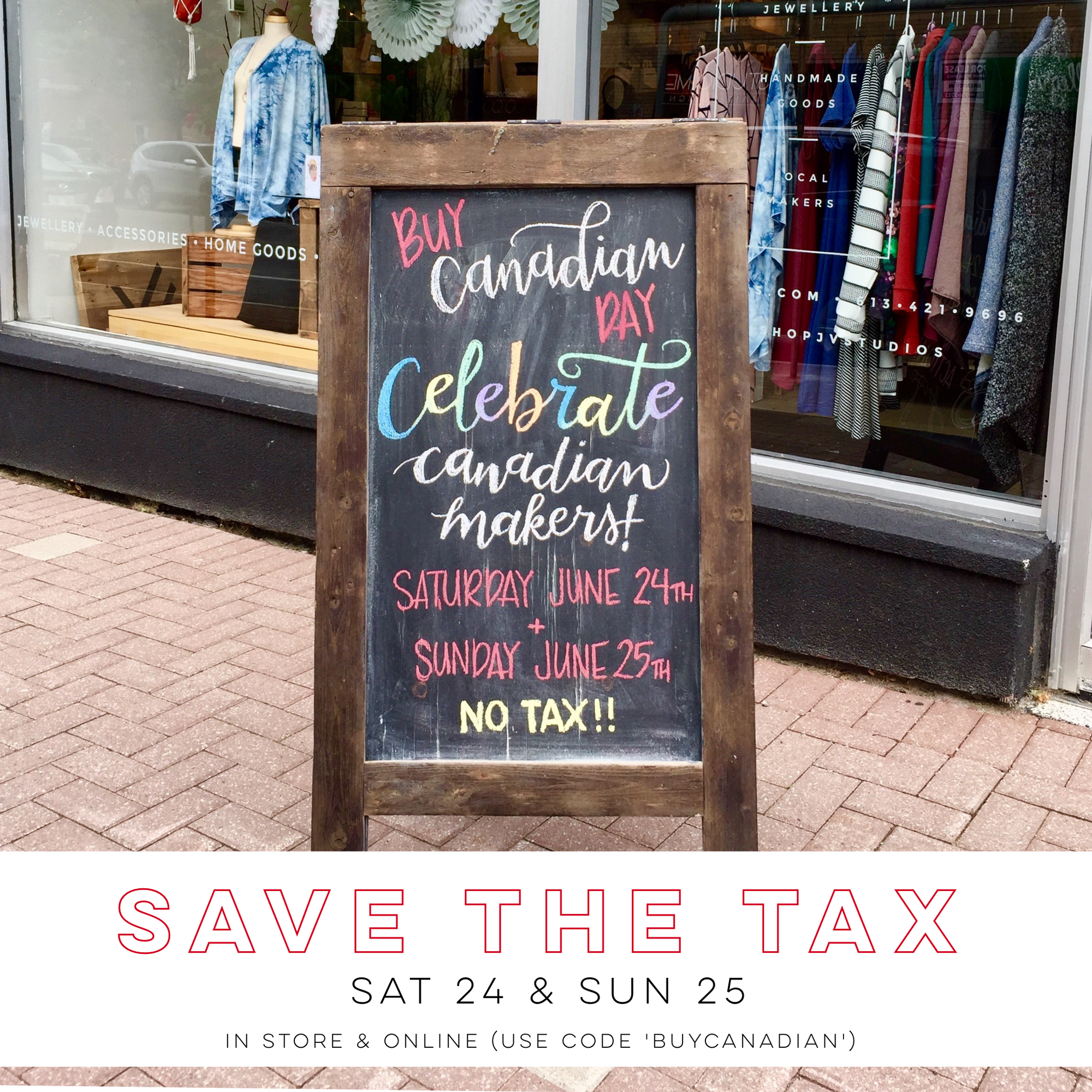 BUY CANADIAN & SAVE THE TAX!