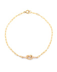 10k Love Me Knot Bracelet | Leah Alexandra