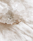 Herkimer Quartz Ring