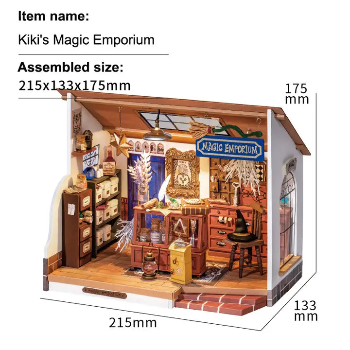 DIY Miniature House Kit: Kiki&#39;s Magic Emporium