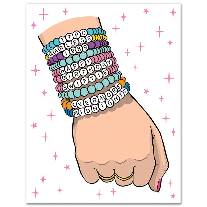 Swiftie Friendship Bracelets Birthday | Greeting Card