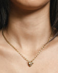 Heart Toggle Necklace | Gold