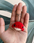 Crochet Whale Keychain