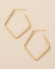 Refined Orion Diamond Hoop | Gold