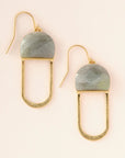 Chandelier Earring - Labradorite/Gold