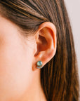 Mimosa Post Earrings : Jade