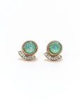 Mimosa Post Earrings : Jade