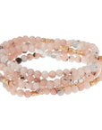 Stone Wrap | Morganite/Black Tourmaline