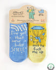 New Baby Smell/ Try Not To Fuck Me Up Baby Socks