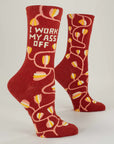 Work My Ass Off Crew Socks