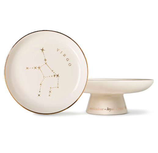 Starry Zodiac Pedestal Tray