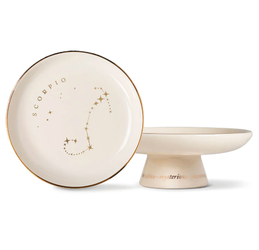 Starry Zodiac Pedestal Tray