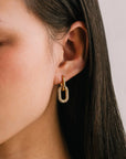 Solana Paperclip Drop Hoops