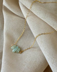 Aquamarine Trio Necklace