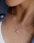 Bow Necklace | Silver