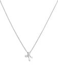 Bow Necklace | Silver