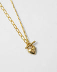 Heart Toggle Necklace | Gold