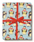 Holiday Penguins Wrapping Paper