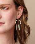 Dream Stone Earring | Labradorite/Gold