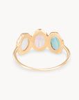 Air Element Mood Ring | 14K Gold