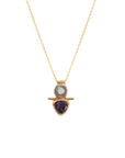 Classic Thistle Necklace: Iolite