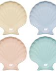 Seaside Shells Appetizer Plates: Set of 4