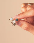 Moonstone Mini Mood Ring | 10K Gold