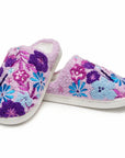 Purple Bloom Slippers