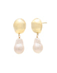 Rosette Earrings - Pearl | Leah Alexandra