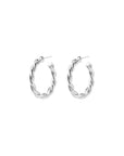 Twist Hoops | Silver