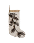 Pom Pom Branch Christmas Stocking