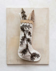 Pom Pom Branch Christmas Stocking