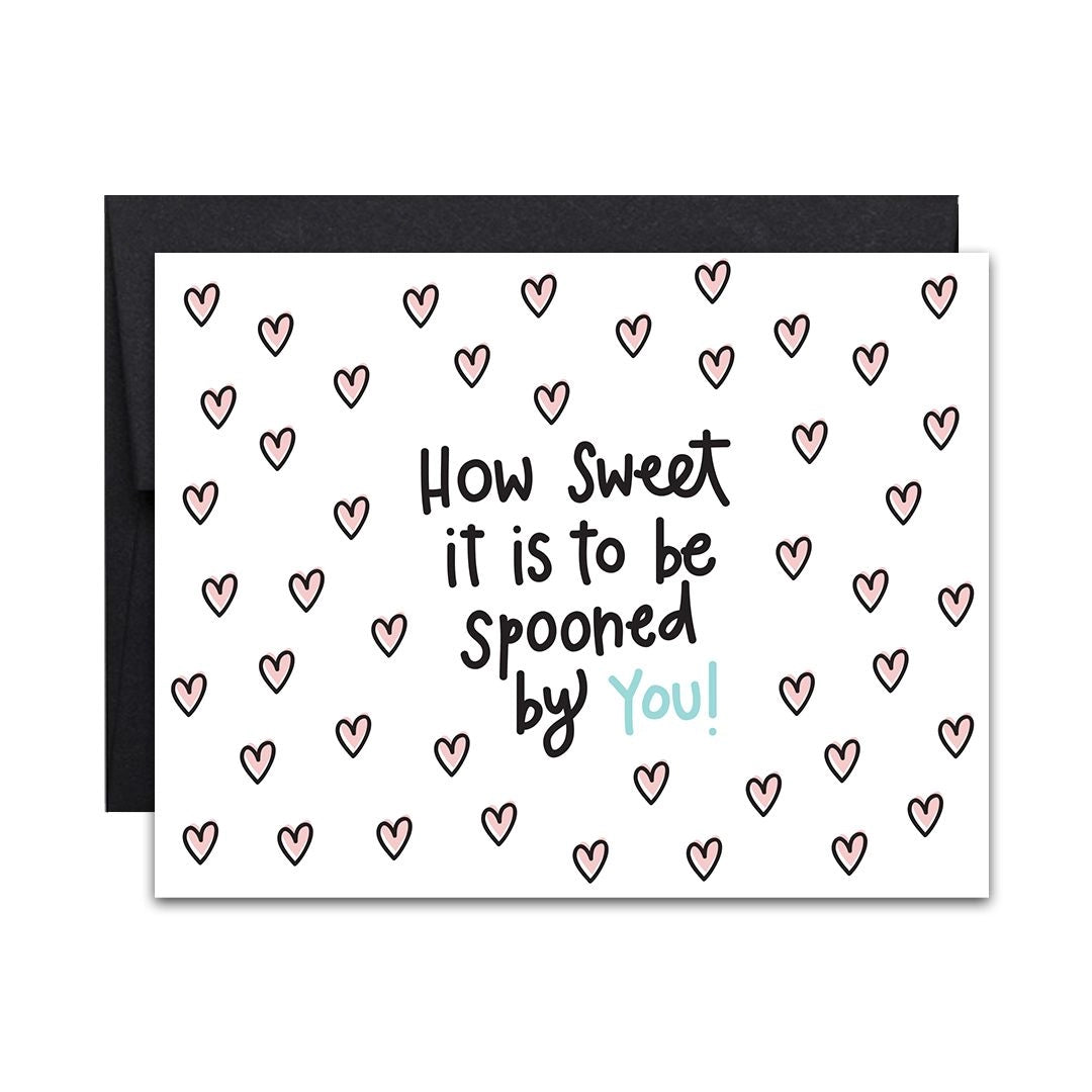 Spooned By You - Greeting Card – JV Studios & Boutique