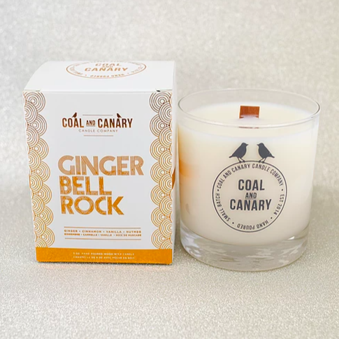 Ginger Bell Rock Candle